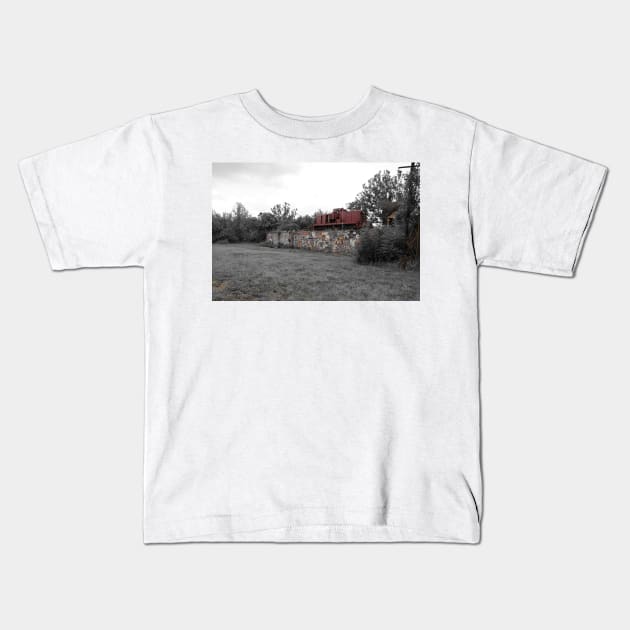 Graffiti Wall Kids T-Shirt by searchlight